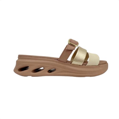 Tamanco Feminino Anabela Modare Nude