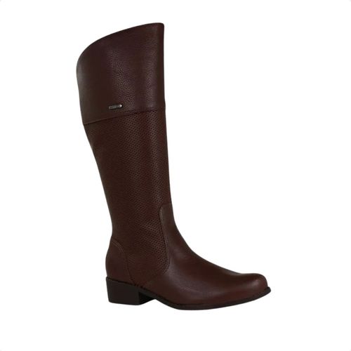 Bota Feminina Em Couro Montaria Bottero Marrom