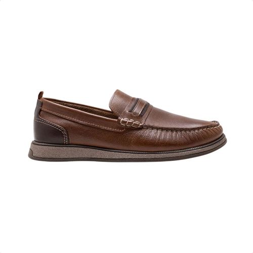 Sapato Mocassim Masculino Democrata Nash Marrom