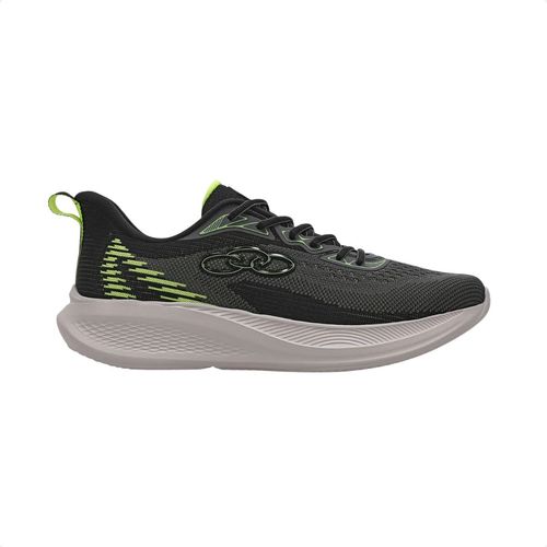 Tênis Running Masculino Olympikus Nivel Chumbo E Verde