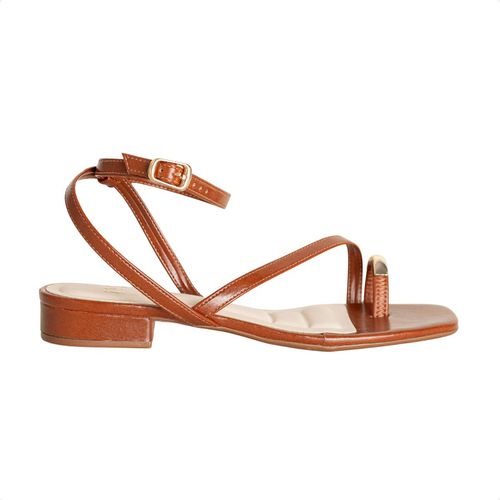 Sandalia Fem Salto Baixo Dm  T2547-041-