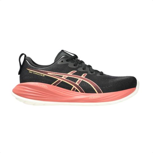 Tênis Running Masculino Asics Gel-Cumulus 27 Preto E Laranja