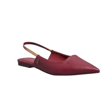 Sapato Feminino Slingback Santa Lolla Vinho