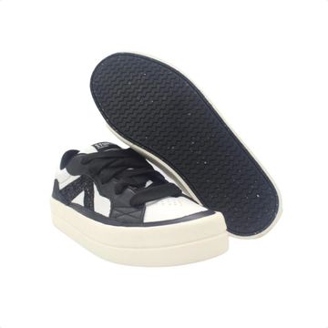 Tênis Moda Feminino Schutz Plataforma Branco E Preto