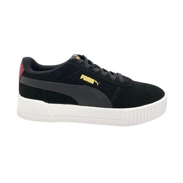 Tênis Casual Feminino Puma Carina 3.0 Sd Bdp Preto