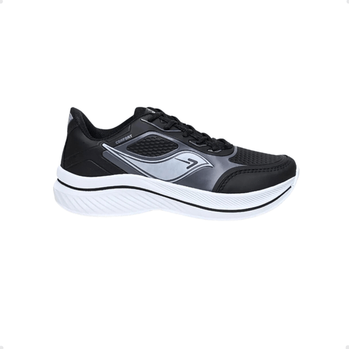 Tênis Running Masculino Box 200 Preto E Branco