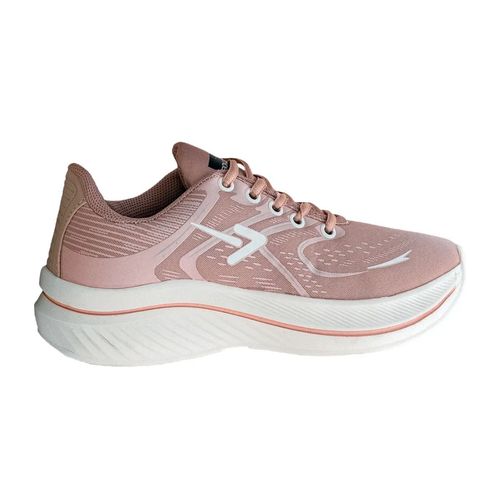 Tênis Running Feminino Box 200 Nude E Branco