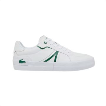 Sapatênis Masculino Lacoste L004 Branco E Verde