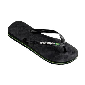 Chinelo Masculino Dedo Havaianas Brasil Logo Preto