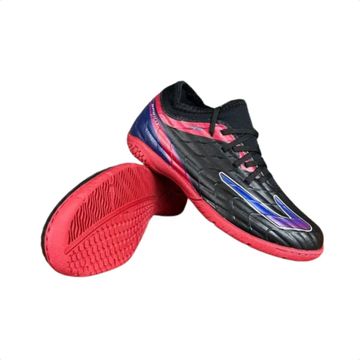 Chuteira Indoor Infantil Topper Sprint Preta E Vermelha