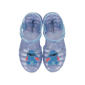 Sandália Papete Infantil Grendene Disney Duo Glitter Stitch