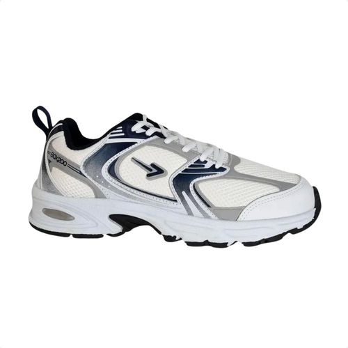 Tênis Corrida Masculino Box 200 Branco E Azul