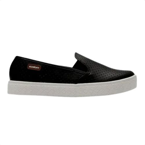 Tênis Moda Casual Feminino Moleca Preto