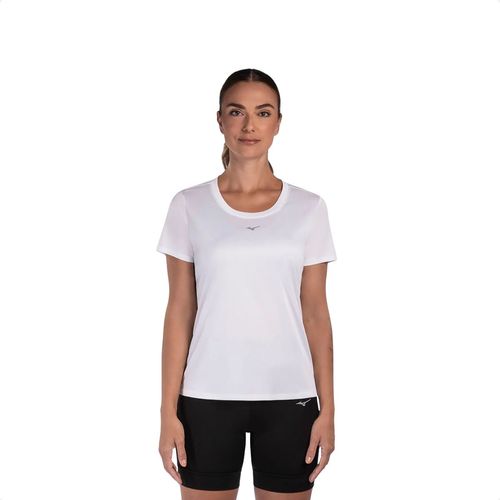 Camiseta Feminina Mc Mizuno Run Spark Branca