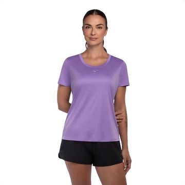 Camiseta Feminina Mizuno Run Spark Roxa