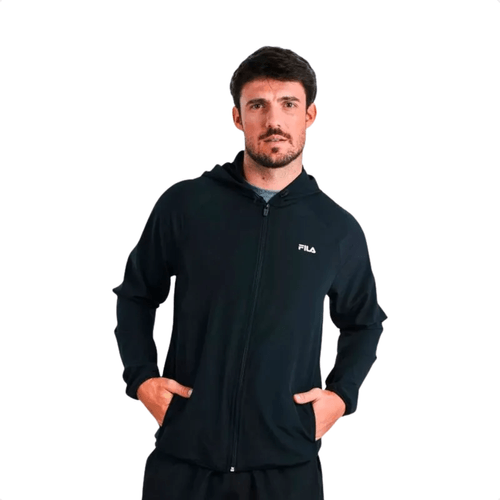 Jaqueta Masculina Corta Vento Fila Preta