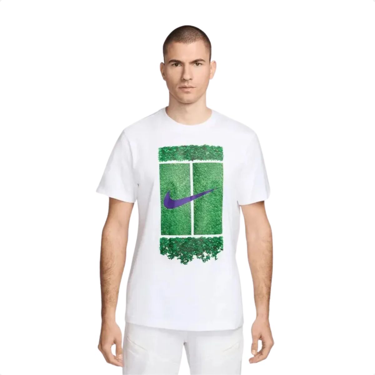 Camiseta Masculina Nike Court Tennis Branca