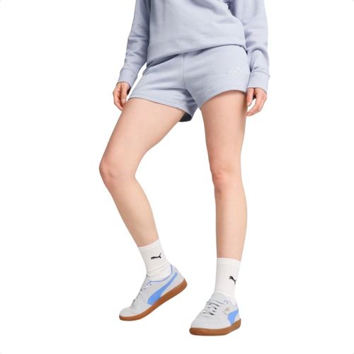 Short Feminino Curto Puma Essential Logo 4 Short Azul