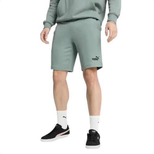 Short Masculina Longo Puma Essentials Logo Verde
