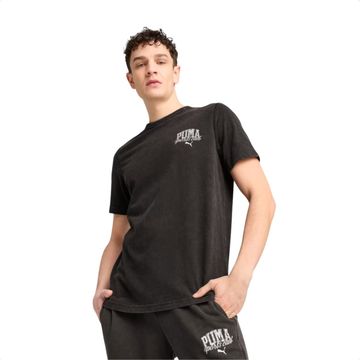 Camiseta Masculi Puma Class Washed Preta