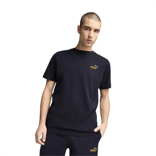 Camiseta Masculina Puma Essential 2 Color Small Logo Azul