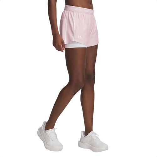 Short Feminino Curto Under Armour Tech Play Rosa