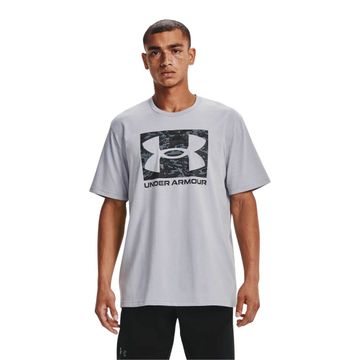 Camiseta Masculina Under Armour Abc Carmo Boxed Logo Cinza