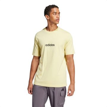 Camiseta Masculina Essentials Single Jersey Adidas Amarela