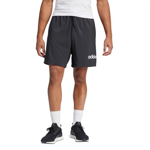 Short Masculino Futebol Adidas Essentials Linear Preto