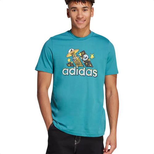 Camiseta Masculina Adidas Dream Doodle Fill Azul