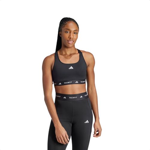 Top Feminino Techfit Adidas Preto