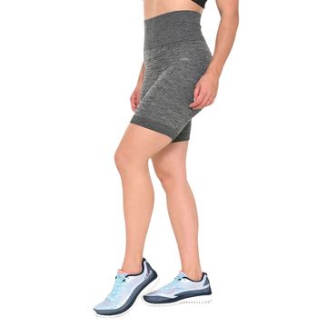 Short Feminino Curto Olympikus Knit Cinza