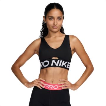 Top Feminina Bojo Nike Indy Plunge Bra Bold Preta