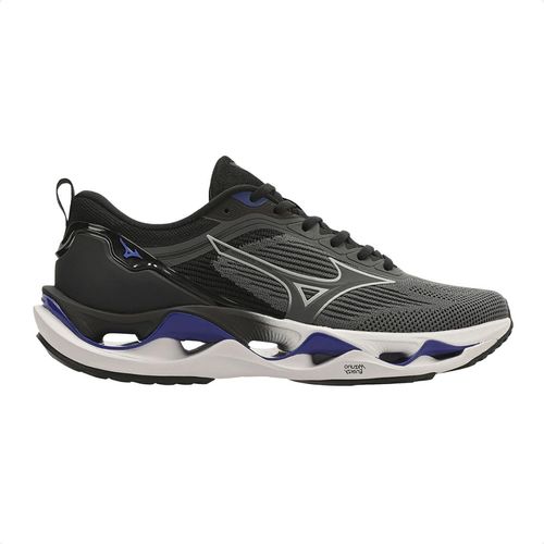 Tênis Corrida Masculino Mizuno Miz Wave Stratos 3 Cinza