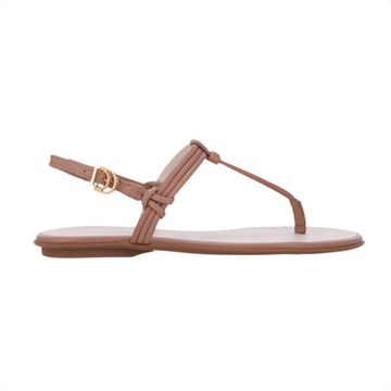 Sandália Feminina Rasteira Luz Da Lua Marrom