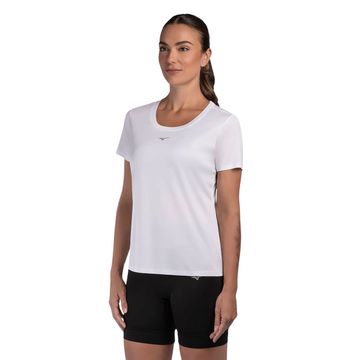 Camiseta Feminina Mc Mizuno Run Spark Branca