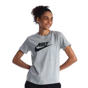 Camiseta Feminina Nike Sportswear Essentials Cinza