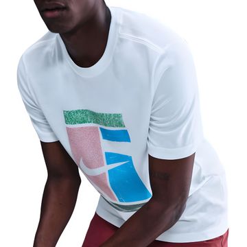 Camiseta Masculina Nike Dri-Fit Court Branco