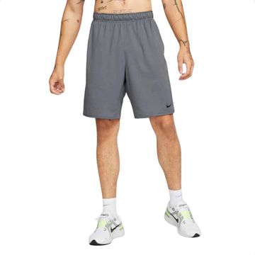 Short Masculino Treino Nike Dri-Fit Totality Knit 9 In Cinza