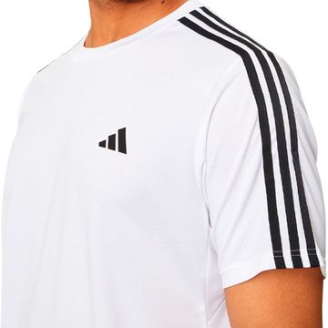 Camiseta Masculina Adidas Essentials 3 Listras Branco