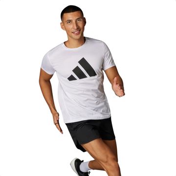 Camiseta Masculina Adidas Run It Branca