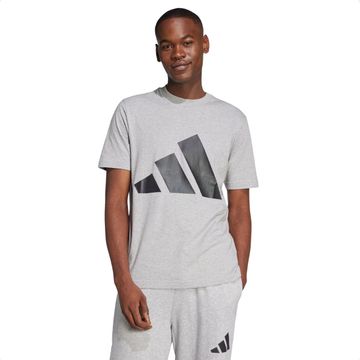 Camiseta Masculina Adidas Essentials Big Logo Cinza