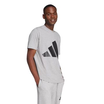 Camiseta Masculina Adidas Essentials Big Logo Cinza