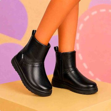Bota Coturno Infantil Pampili Preto
